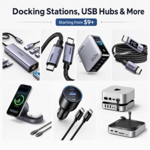 Docking Stations, USB Hubs and More