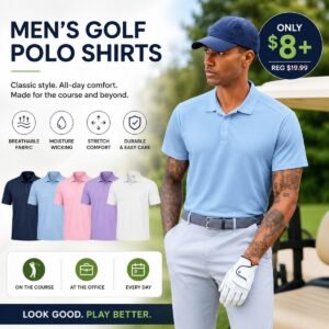 Men's Golf Polo Shirts