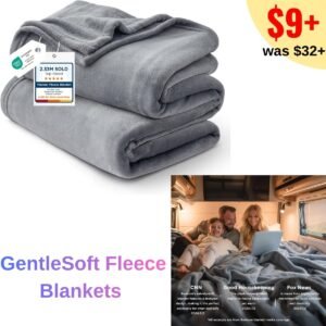 GentleSoft Fleece Bed Blankets