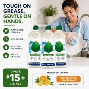 Plant-Based Dishwashing Liquid