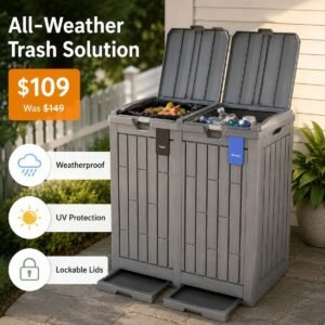 Outdoor Trash Can