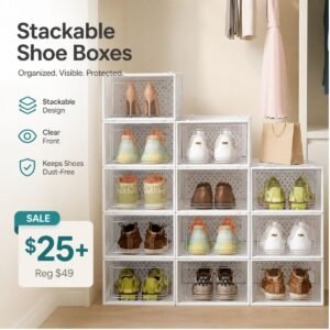 Stackable Shoe Boxes
