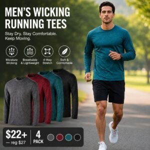 Mens Long Sleeve Dry Fit T Shirts