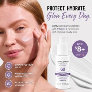 Ultra Sheer Face Sunscreen with Vitamin E