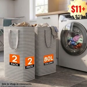 2 Pack Laundry Basket