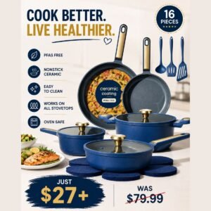 CAROTE Ceramic Cookwar Set