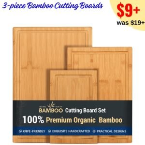 3-piece Bamboo Cutting Boards