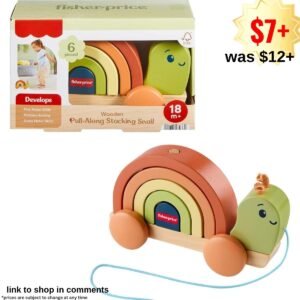 Pull-Along Stacking Snail