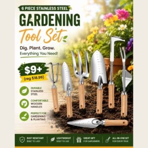 6 Piece Weeding Tool