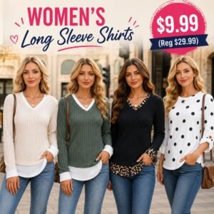 Womens Long Sleeve Shirts