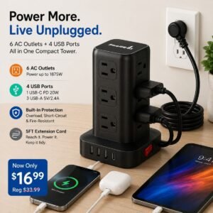 Extension Cord with Multiple Outlets