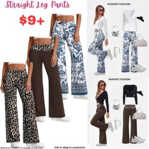 Straight Leg Pants