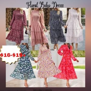 Floral Boho Dress