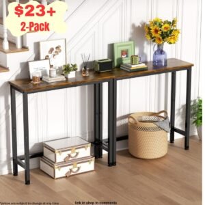 2-Pack Narrow Console Table!