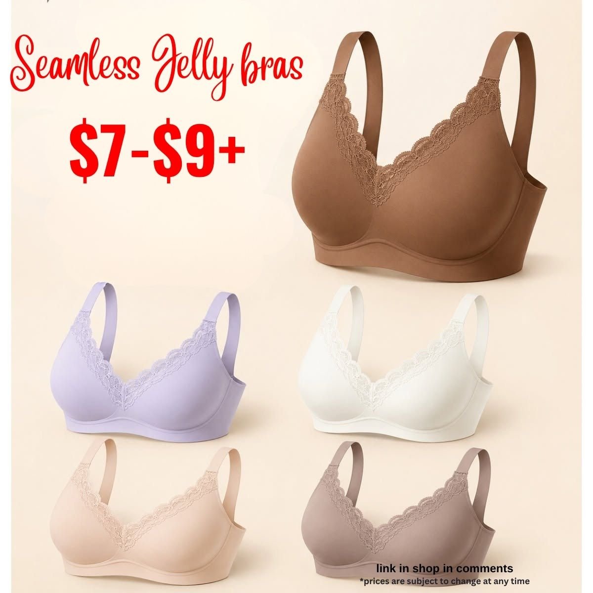 Seamless Jelly bras
