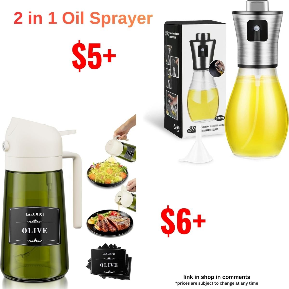 2 in 1 Oil Sprayer