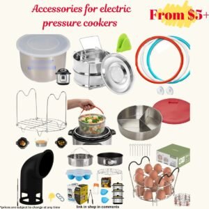 Accessories for electric pressure cookers