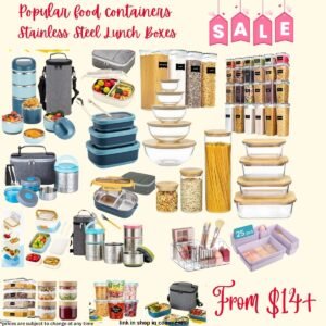 Popular food containers | Stainless Steel Lunch Boxes