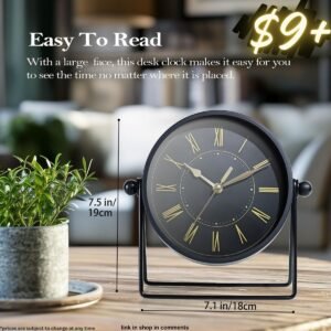 Metal Desk Clock for 9.99 (REG 21.99)