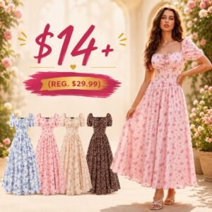 Women's Floral Corset Dress