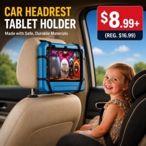 Car Headrest Mount Holder, Tablet Holder