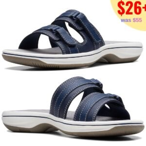 Clarks womens Breeze PiperSlide Sandal