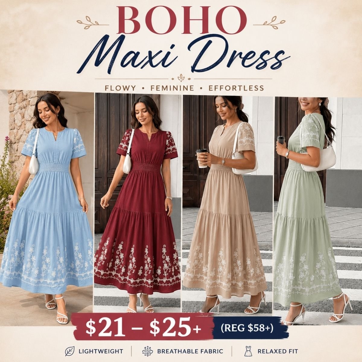 Boho Maxi Dress