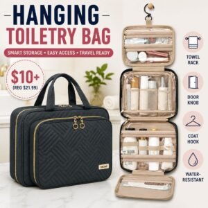 Hanging Toiletry Bag: