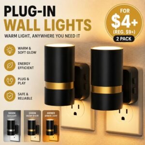Night Lights Plug into Wall,2 Pack