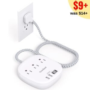 Flat Plug Power Strip