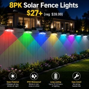 Solar Fence Lights