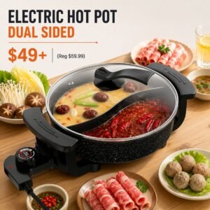 Electric Hot Pot Dual Sided