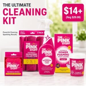 The Pink Stuff Bathroom Cleaning Kit