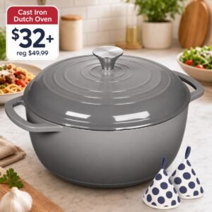 Enameled Cast Iron Dutch Oven