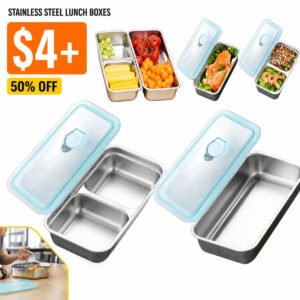 Stainless Steel Snack Containers
