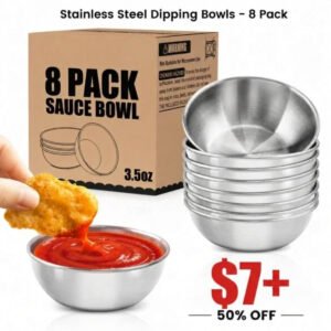 Stainless Steel Small Dipping Bowls