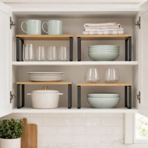 SONGMICS Cabinet Organizer Shelf,
