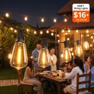 100FT LED Outdoor String Lights