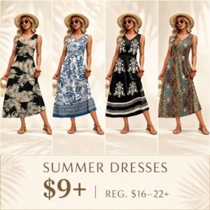 OFEEFAN Women’s midi Dresses