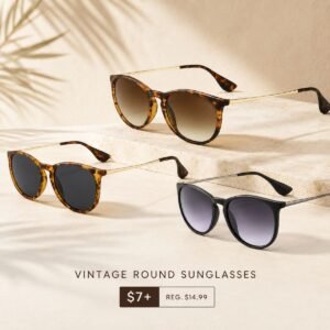 Vintage Round Sunglasses