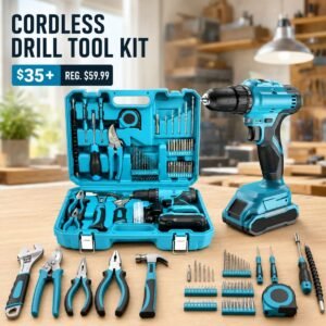 Cordless Drill Tool Kit