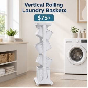 Vertical Rolling Laundry Baskets