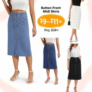 Stretch Jean Skirts