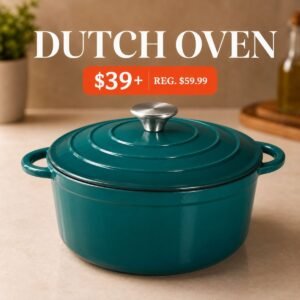 Enameled Cast Iron Dutch Oven