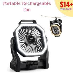 Portable Rechargeable Fan