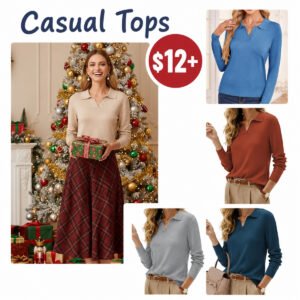Women’s Knit Long Sleeve Polo