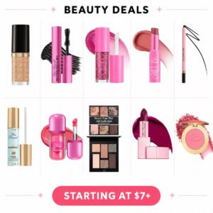 Makeup price drops, from $7+