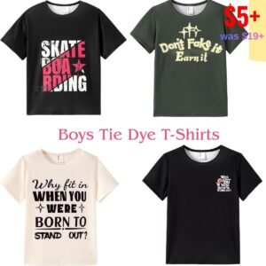 Boys Tie Dye T-Shirts