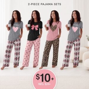 Womens Pajamas Sets 2 Piece