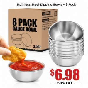 Stainless Steel Small Dipping Bowls